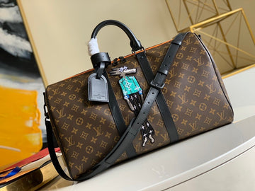 Top Quality Keepall Bandouliere 45 Monogram Canvas For Men, MenÂs Bags, Travel Bags 17.7in/45cm Top Quality