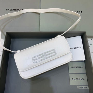 Top Quality Gossip Small Shoulder Bag White, For Women,  Bags 9.1in/23cm