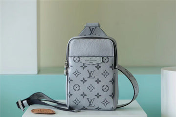 Top Quality Outdoor Sling Bag Taigarama Gunmetal Gray For Men, Bags, Crossbody Bags 8.3in/21cm Top QualityÂ 
