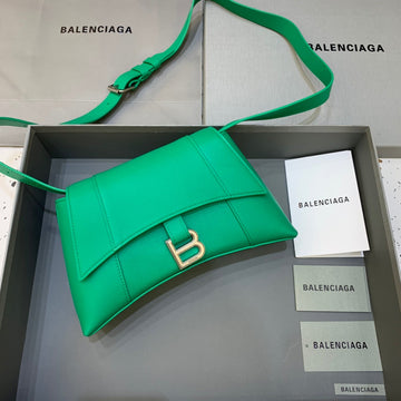 Top Quality Downtown XS Shoulder Bag In Green, For Women,  Bags 10in/25cm