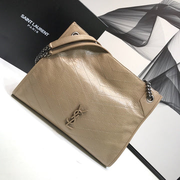 YSSL Niki Medium Shopping Bag Beige For Women 12in/32cm YSL
