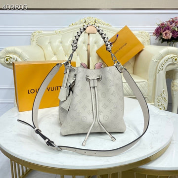 Top Quality Muria Bucket Bag Snow White For Women,  Shoulder And Crossbody Bags 9.8in/25cm Top Quality M58483