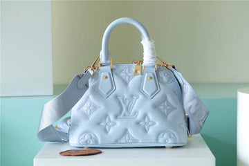 Top Quality Alma BB Bag Handbags,  Shoulder and Cross Body Bags For Women In Bleu Glacier Blue 9.6in/25cm Top Quality M59822