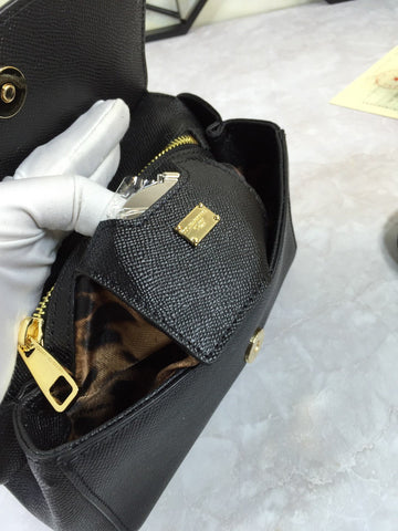 Top Quality Medium Sicily Handbag In Dauphine Black For Women 10.2in/26cm Top Quality ÃÂ Top Quality4347A100180999