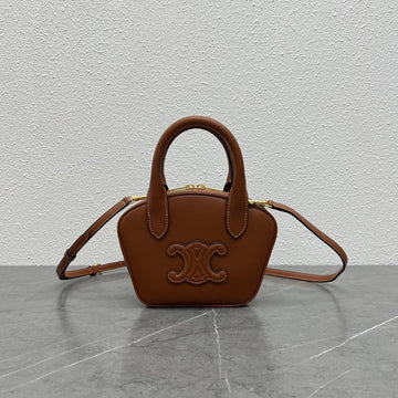 Top Quality Mini Bowling Bag Tan For Women 8in/20cmÃÂ 