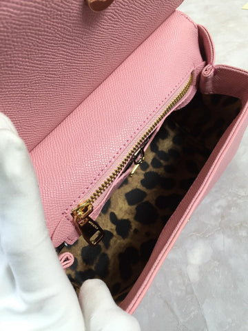 Top Quality Medium Sicily Handbag In Dauphine Pink For Women 10.2in/26cm Top Quality Top Quality4347A10018H402