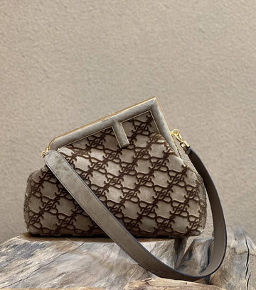 FI First MeTop Qualityum Gray Bag For Woman 32.5cm/13in