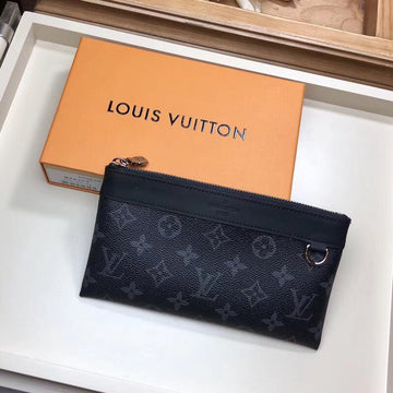 Top Quality Top Qualityscovery Pochette Monogram Pacific Canvas Black For Women, WoWallet 8.3in/21cm Top Quality M44323