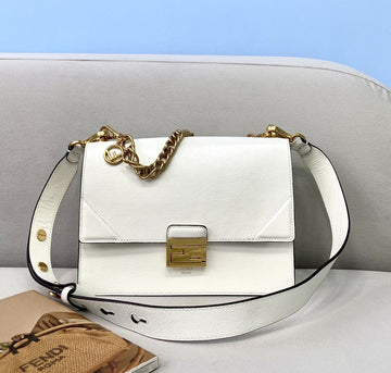 Top QualityTop Quality Kan U Small White Bag For Woman 25cm/9.5in
