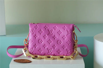 Top Quality Coussin BB Monogram Orchidee Purple For Women, WomenÂs Bags, Shoulder And Crossbody Bags 8.3in/21cm Top Quality M59396