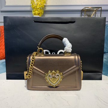 Top Quality Small Devotion Bag In Mordore Nappa Antique BrassÃÂ For Women 7.5in/19cm Top Quality