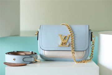 Top Quality Lockme Tender Light Blue For Women, WomenÂs Handbags, Shoulder And Crossbody Bags 7.5in/19cm Top Quality