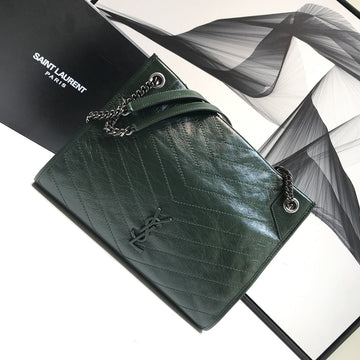 YSSL Niki Medium Shopping Bag Green For Women 12in/32cm YSL