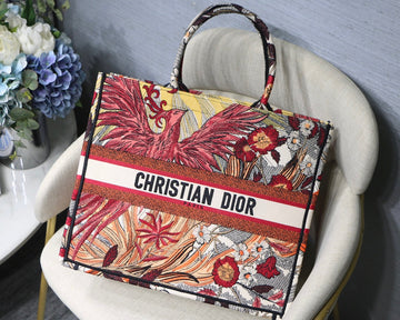 Top Quality Large Book Tote Red Multicolor, For Women, WomenÂs Handbags 16.5in/42cm CD
