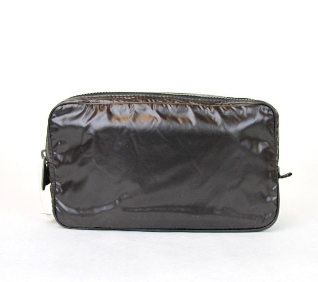 Bottega Veneta 245371 Men's Brown Nylon Small Travel Case Pouch Bag - Final Call
