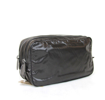 Bottega Veneta 245371 Men's Brown Nylon Small Travel Case Pouch Bag - Final Call