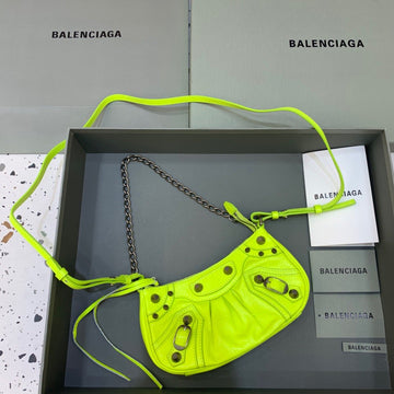 Top Quality Le Cagole Mini Bag With Chain Light Green, For Women,  Bags 8.2in/21cm