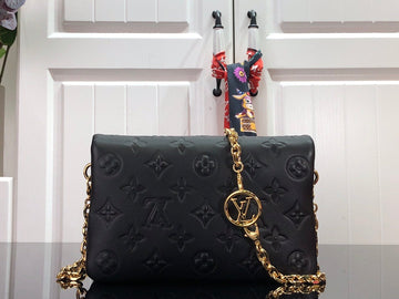 Top Quality Pochette Coussin Monogram Empreinte Black For Women,  Shoulder And Crossbody Bags 7.9in/20cm Top Quality M80742
