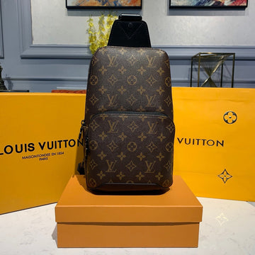Top Quality Avenue Sling Bag Monogram Canvas For Men, Bag, Crossbody Bags 12.2in/31cm Top Quality
