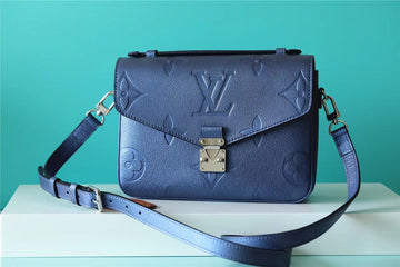 Top Quality Pochette Metis Monogram Canvas Navy Blue For Women, WomenÂs Handbags, Shoulder Bags And Crossbody Bags 9.8in/25cm Top Quality