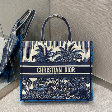 Top Quality Large Book Tote Blue For Women 16.5in/42cm CD M1286ZRIW