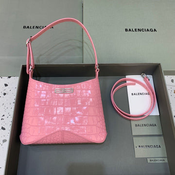 Top Quality XX Small Hobo Bag In Pink, For Women,  Bags 7.8in/20cm