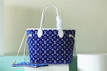 Top Quality Neverfull MM Monogram Blue For Women,  Shoulder And Crossbody Bags 12.2in/31cmTop Quality M46220