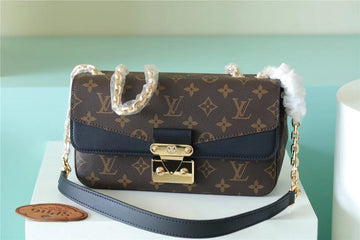 Top Quality Marceau Monogram Canvas Black For Women,  Shoulder and Crossbody Bags 9.6in/24.5cm Top Quality M46126