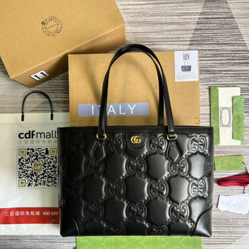 gg  Medium Tote Black For Women, Women’s Bags 15in/38cm gg â631685 UM8IG 1000