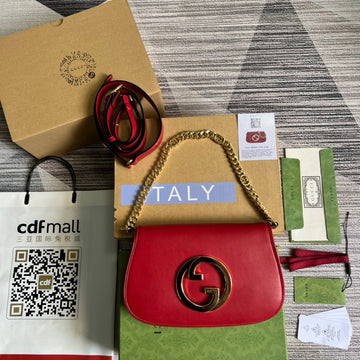 gg Blondie Shoulder Bag Red For Women, Women’s Bags 11in/28cm ggâ