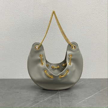 Top Quality Large Ava Chain Grey For Women 13in/33cm 