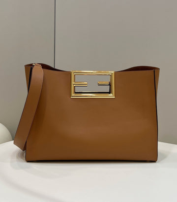 FI Way MeTop Qualityum Brown Bag For Woman 29.5cm/11.5in