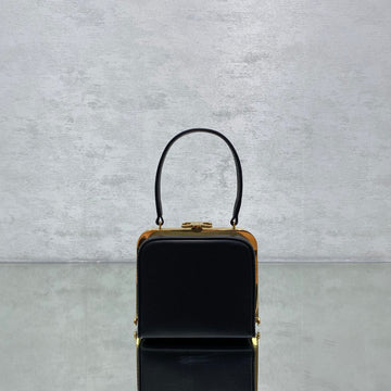Top Quality Triomphe Minaudiere Black For Women 4in/10cm