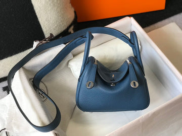Top Quality Lindy Mini Blue Jean ClemenTop Quality Bag With Gold Hardware For Women, WomenÃ¢ÂÂs Handbags, Shoulder And Crossbody Bags 7.5in/19cm