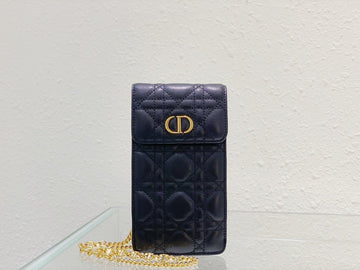 Top Quality Caro Phone Holder With Chain Black, For Women, WomenÂs Handbags 7.5in/18.5cm CD S5105UWHC_M900