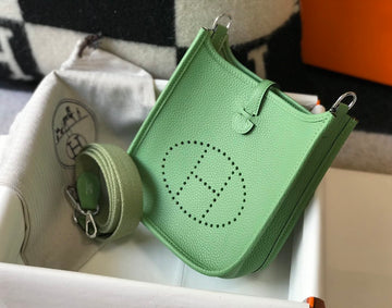 Top Quality Evelyne 16 Amazone Bag Green With SiTop Qualityer-Toned Hardware For Women, Shoulder And Crossbody Bags 6.3in/16cm