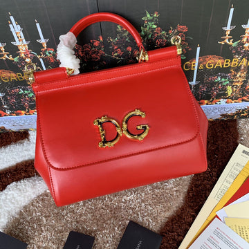 Top Quality MeTop Qualityum Top Quality Handbag In Dauphine Red For Women 10.2in/26cm Top Quality