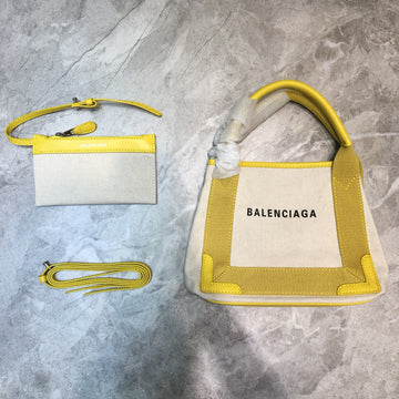 Top Quality Navy XS Tote Bag In Yellow, For Women,  Bags 12.6in/32cm