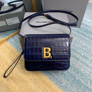 Top Quality Bolso Bandolera B In Dark Blue , For Women,  Bags 7in/18cm