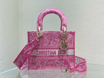 Top Quality MeTop Qualityum Lady D-Lite Bag Pink, For Women, WomenÂs Handbags 24cm/9.5in CD M0565OROC_M956