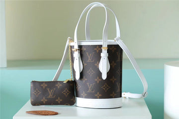 Top Quality Nano Bucket Bag Monogram For Women Brown 6.7in/17cm Top Quality M81489