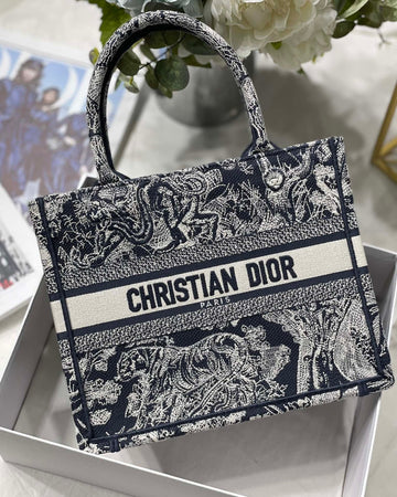 Top Quality Small Book Tote Blue, For Women, WomenÂs Handbags 26.5cm/10.5in CD M1265ZRGO_M928