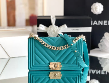 CHLMeTop Qualityum Boy Handbag Blue For Women 9.8in/25cm A67086
