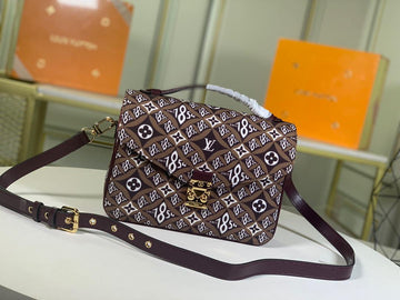 Top Quality Pochette Metis MM Jacquard Since 1854 Brown For Women,  Shoulder And Crossbody Bags 9.8in/25cm Top Quality