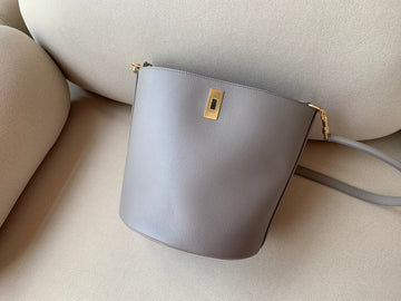 Top Quality Bucket 16 Bag Grey For Women 10in/25cm  