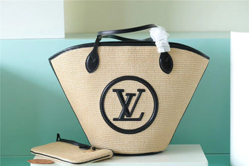 Top QualityÂ Saint Jacques Raffia Black For Women,  Shoulder And Crossbody Bags 22.4in/57cm Top Quality M59808