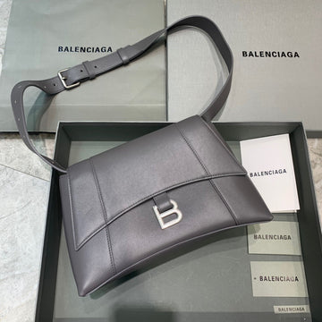 Top Quality Downtown Small Shoulder Bag In Gray, For Women,  Bags 11.8in/30cm 67135329S1Y1604