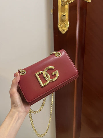 Top Quality Polished 3.5 Phone Bag Burgundy For Women 7.3in/19cm Top Quality