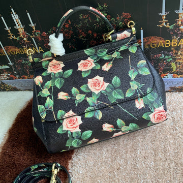 Top Quality Medium Sicily Handbag Unique Print Motifs Muticolour For Women 10.2in/26cm Top Quality