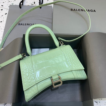 Top Quality Hourglass Small Handbag In Light Green, For Women,  Bags 9in/23cm